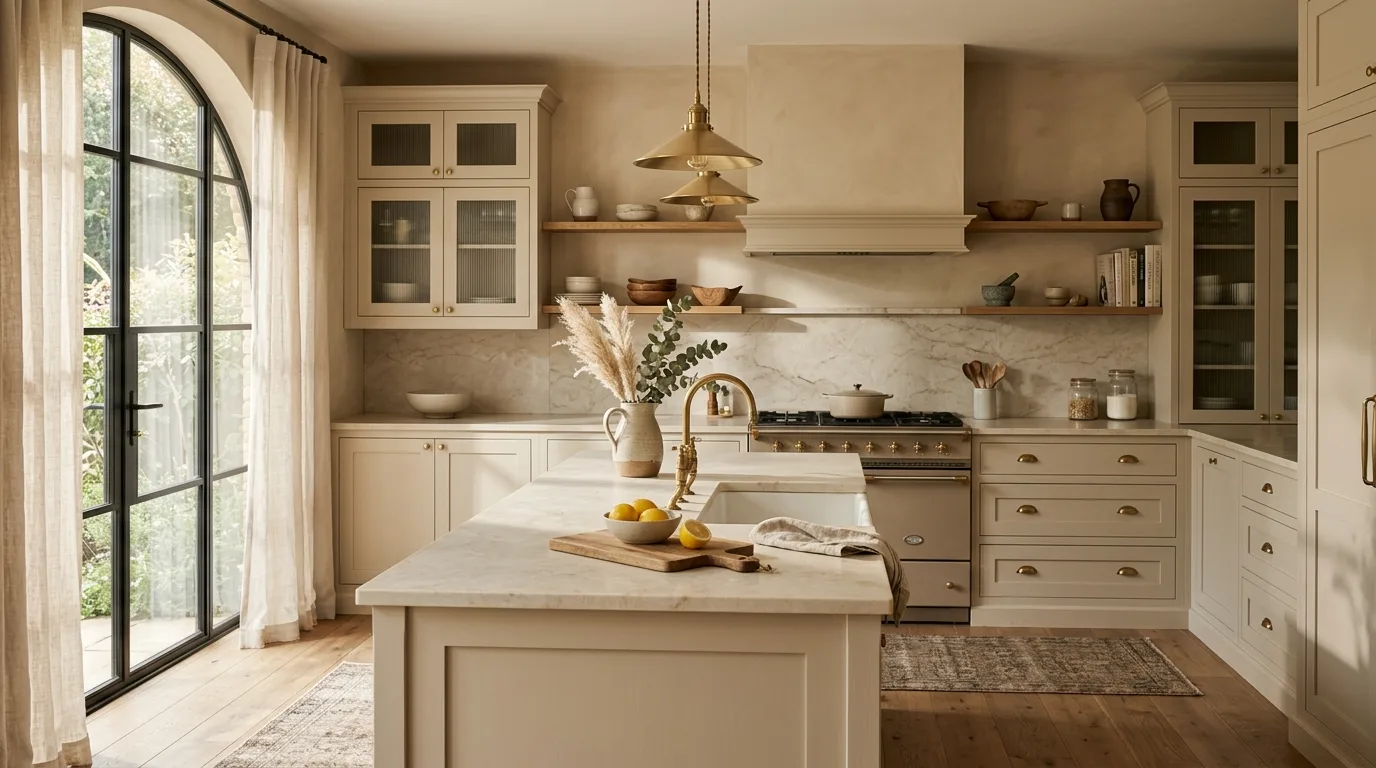 Finish with a kitchen that feels calm and beautifully warm inspiration for a beige kitchen.